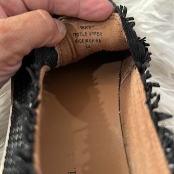 Indigo rd women’s irkicky black woven slip on shoes size 8 - Picture 8 of 9